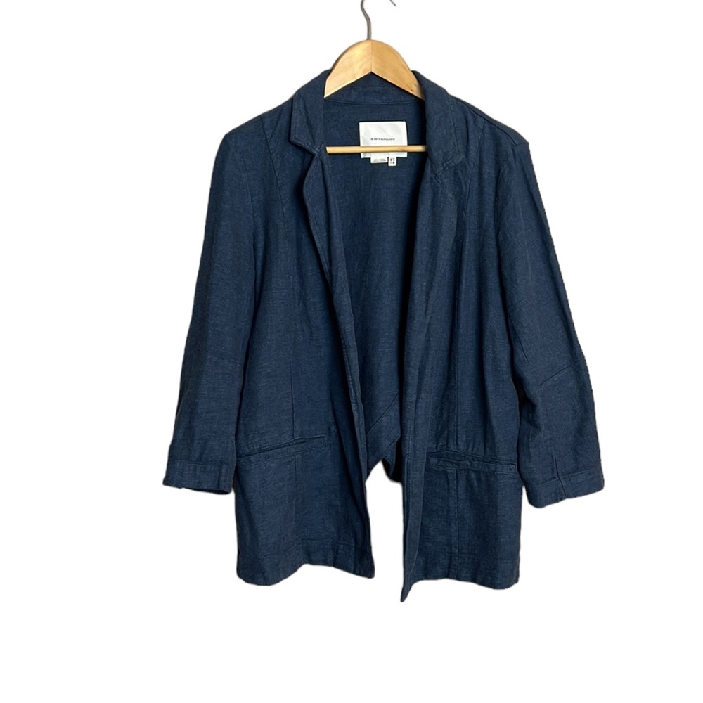 Anthropologie Vintage Washed Blazer Size 6 - Picture 5 of 12